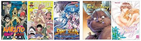 Meilleures ventes BD & mangas hebdomadaires au 2 septembre 2012
