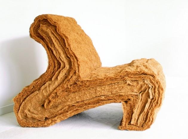 La Layer chair, une chaise en fibres de coco