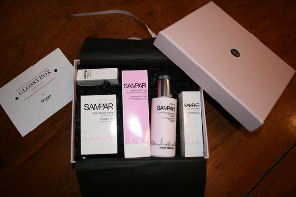 Je découvre Sampar grâce à la GlossyBox