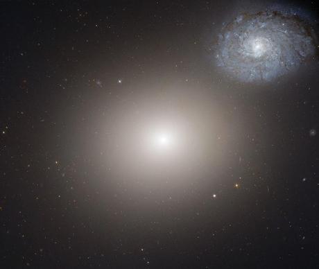 Hubble image of Arp 116