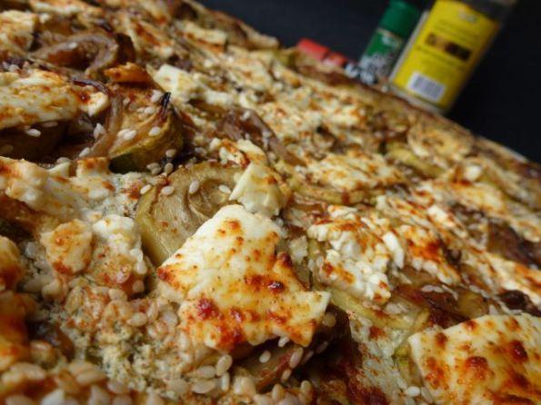 Tarte aux courgettes japano/grec