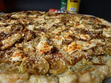 Tarte aux courgettes japano/grec