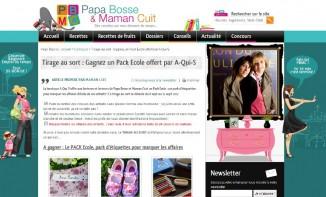 Concours organisés par nos contributeurs / septembre 2012