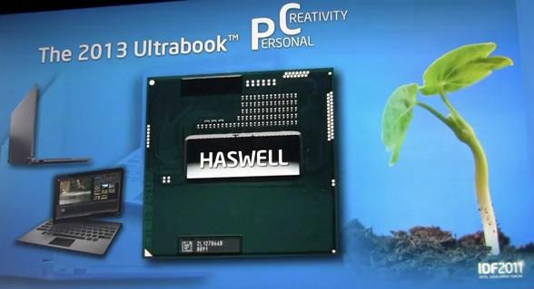 Intel Haswell : des ultrabook plus fins et autonomes en 2013