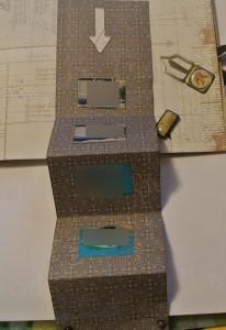 album scrap accordéon déplié