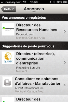 linkedin mobile annonces emplois Linkedin: mise à jour des applications iOS et Android  