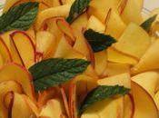 Gâteau petales nectarines