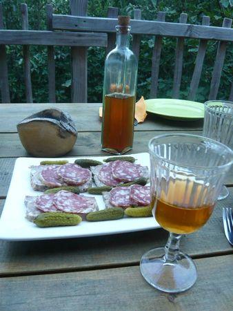 cabanes perchées pet d'ane entrée repas