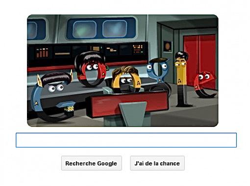 Google célébre le 46ème anniversaire de Star Trek