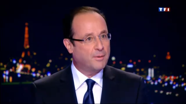 Suivez l'intervention de François Hollande dimanche à 20h sur TF1