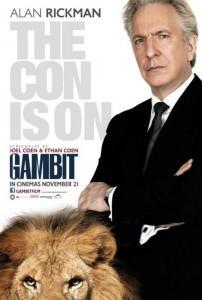 gambit-poster-alan-rickman 3 affiches pour Gambit avec Cameron Diaz