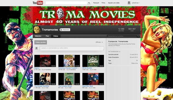 150 films de série Z mis en ligne gratuitement par Troma Entertainment