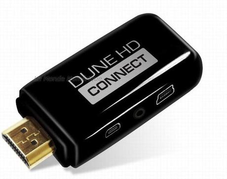 IFA 2012 : Dune HD présente un lecteur multimédia Full HD de la taille d’une clé USB, le Dune HD Connect