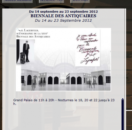 Galerie Pascal LANSBERG  à la Biennale des Antiquaires