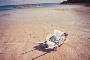 Calixte et Aliette : séance photos d’enfants sur la plage, Bretagne