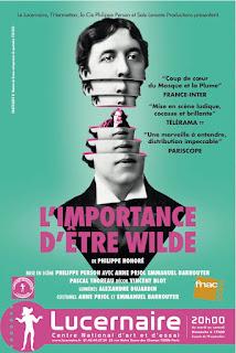 L'IMPORTANCE D'ÊTRE WILDE AU LUCERNAIRE à partir du 19 septembre