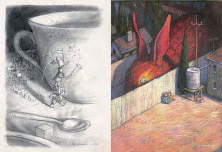 L'oiseau roi et autres dessins