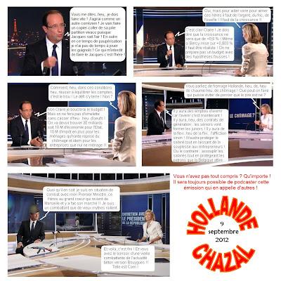 CLAIRE FRANCE OIT MAIS FRANCOIS N'EST PAS TRES CLAIR...