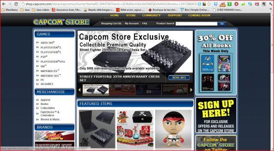 Capcom-Bientôt un E-Store européen
