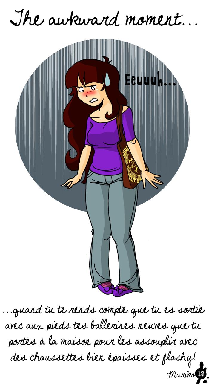 Mariko se fout la honte toute seule