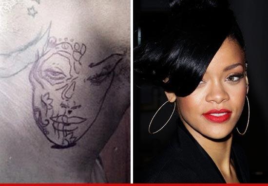 Chris Brown : son nouveau tattoo c'est Rihanna ou pas ?