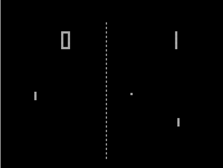 Pong Les meilleurs jeux vidéos vintages jouables  sur le Net.