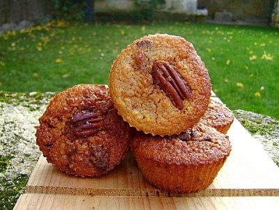 Muffins Pomme, Caramel et Pécan 2