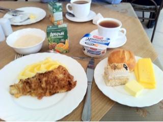 Petit déjeuner russe