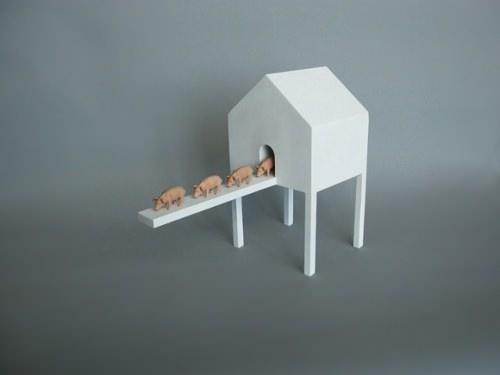 Métaphores et Maisons par Michael Jantzen