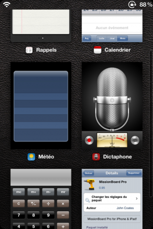 Cydia: Mise à jour du tweak MissionBoard Pro