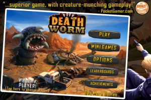 Death Worm arrive sur Blackbery Playbook