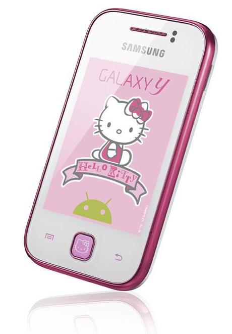 Galaxy Y – Une version Hello Kitty toute mignone