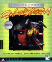 Jaquette CD-Rom de l'édition internationale du jeu vidéo MissionForce: Cyberstorm