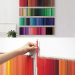 Colored Pencils wall by Felissimo !