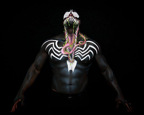 Body painting : Venom