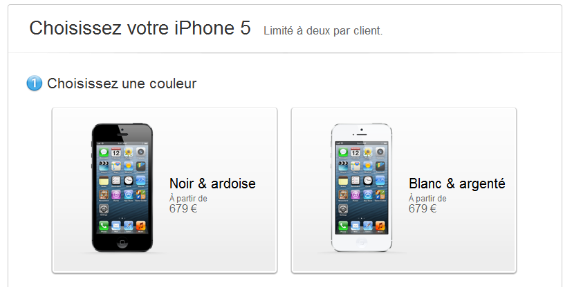 L’iPhone 5 est disponible en pré-commande!