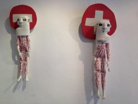 Galerie”Goutte de Terre” exposition ELSA ALAYSE “décors d’intérieurs”