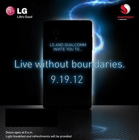 Le LG Optimus G annoncé le 19 septembre ?