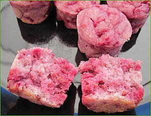 Financiers aux framboises