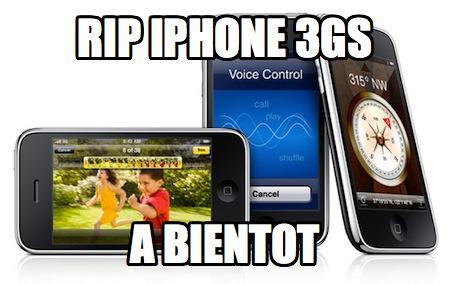 Apple abandonne officiellement l’iPhone 3GS