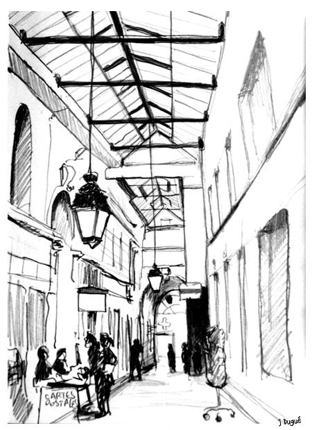 croquis passage des panoramas