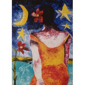 Photo : Vivian BELMONTE : Sogno de Haïti Huile sur toile - 80 cm x 60 cm - Prix : 1000 € Disponible sur : http://art-top.eu/category.php?id_category=110