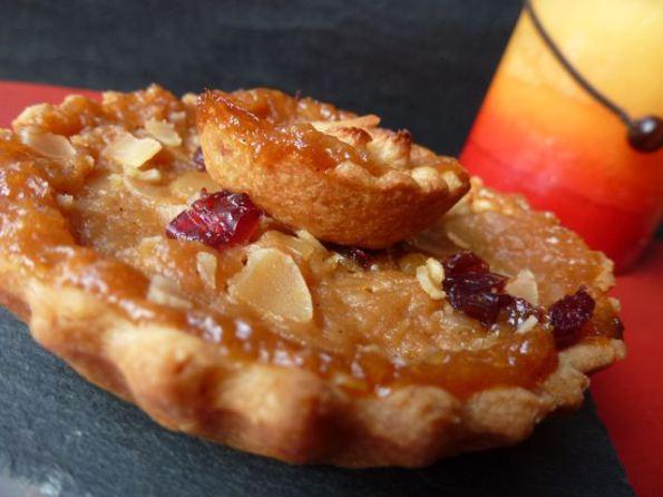 Tartelettes aux pommes et pacanes (noix de pécan)