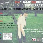 #Duchamp Dubuffet [Manifestation arty et buffet campagn'art] au château de Fajac
