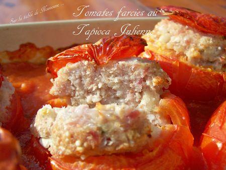 Tomates farcies au tapioca julienne 4