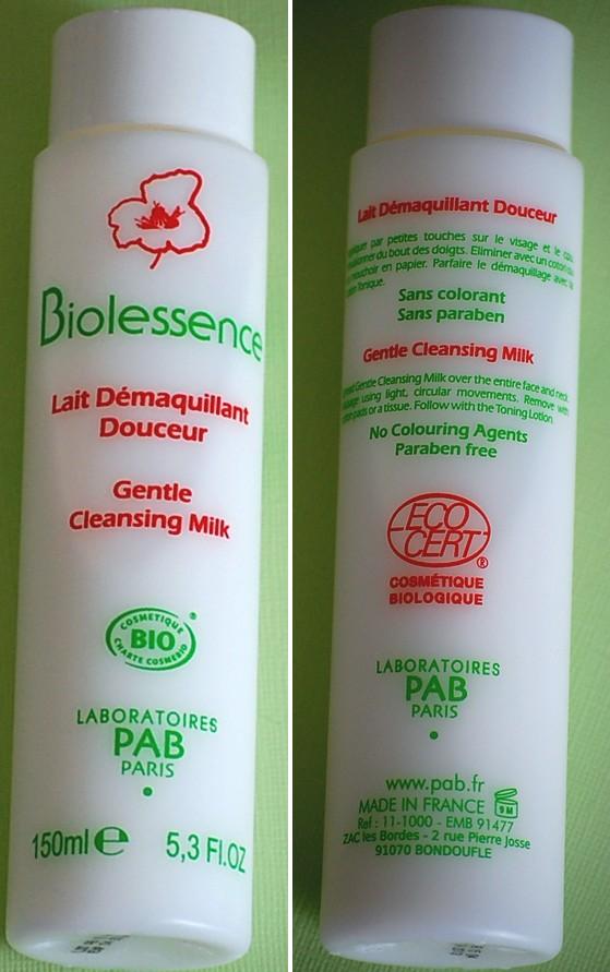 Biolessence : un lait démaquillant doux, doux, doux !