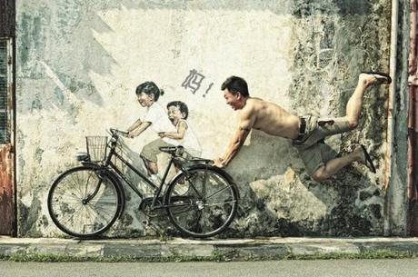 Ernest Zacharevic : le street art participatif Ernest Zacharevic : le street art participatif