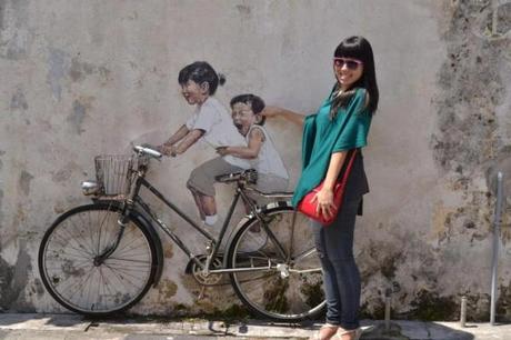 Ernest Zacharevic : le street art participatif Ernest Zacharevic : le street art participatif