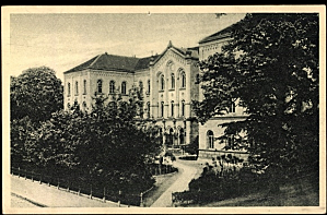 entrée principale de l’université de Göttingen début