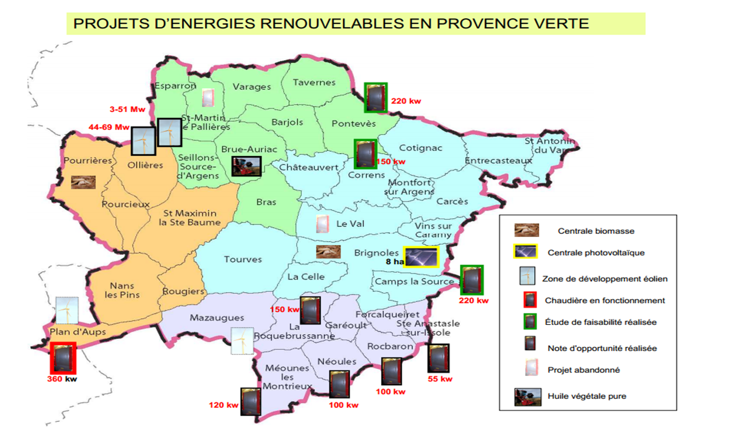 Un parc photovoltaïque de 7 GWh sera bientôt construit à Brignoles.